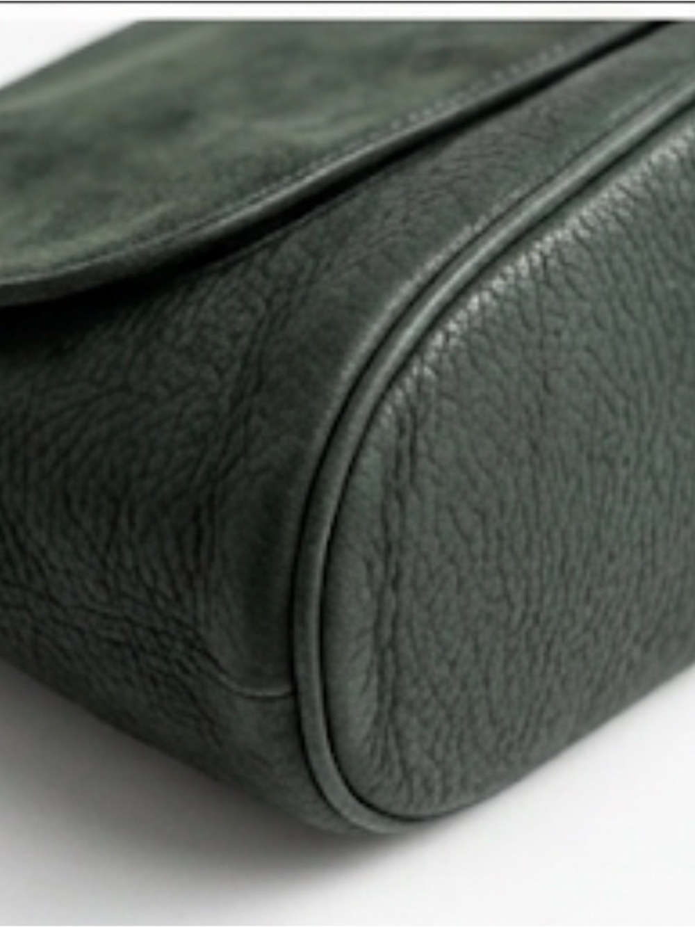 Vintage Coach 845 Nubuck Leather Shoulder Bag Crossbody Green - Picture 8 of 10